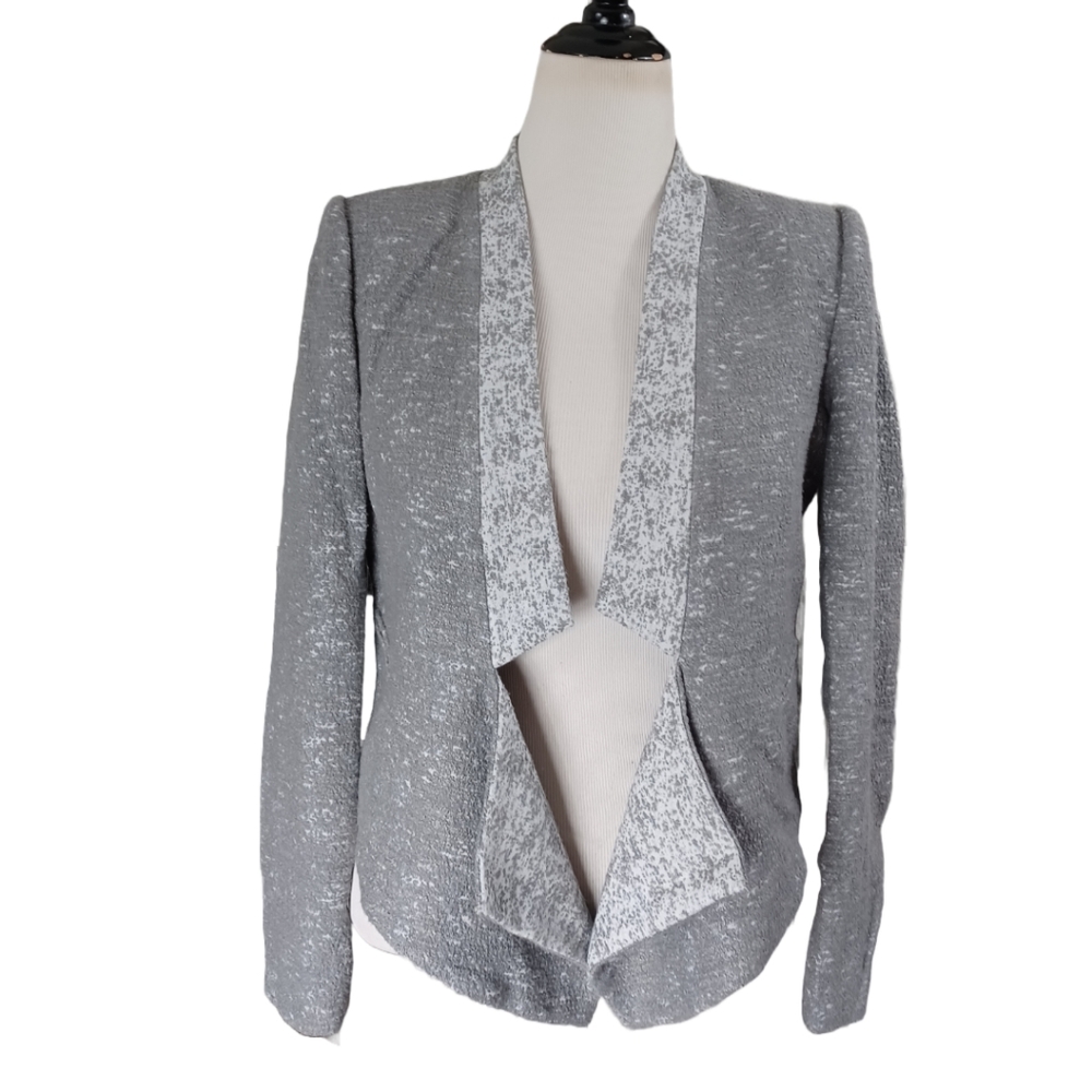 BCBGMAXAZRIA "CANDICE" OPEN BLAZER SIZE M